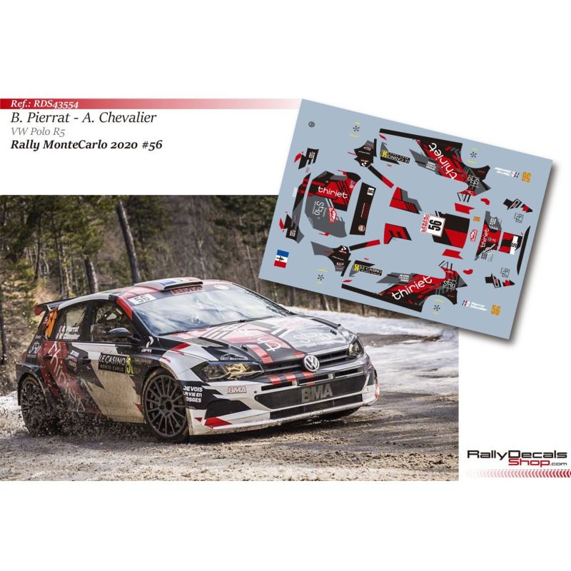 Bertrand Pierrat - VW Polo R5 - Rally MonteCarlo 2020