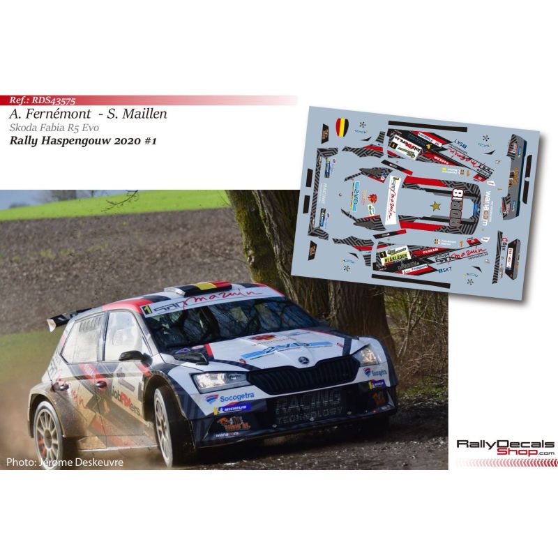 Adrian Fernémont - Skoda Fabia R5 Evo - Rally Haspengouw 2020
