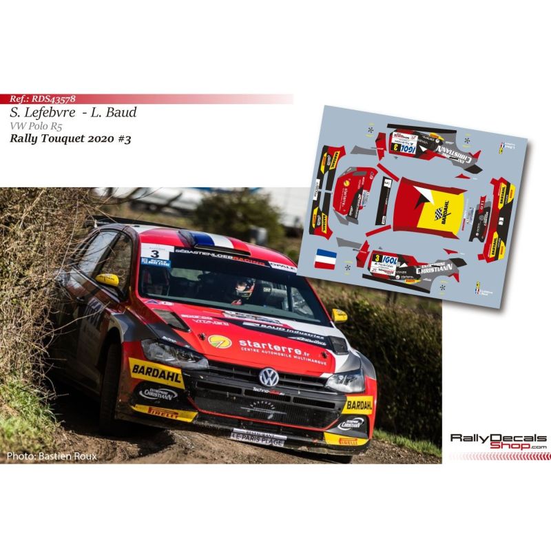 Stéphane Lefebvre - VW Polo R5 - Rally Touquet 2020
