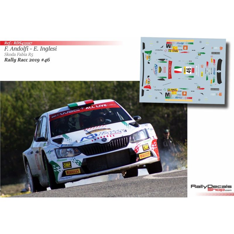 Fabio Andolfi - Skoda Fabia R5 - Rally Catalunya 2019