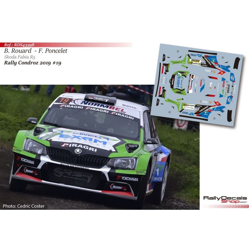 Bastien Rouard - Skoda Fabia R5 - Rally Condroz 2019
