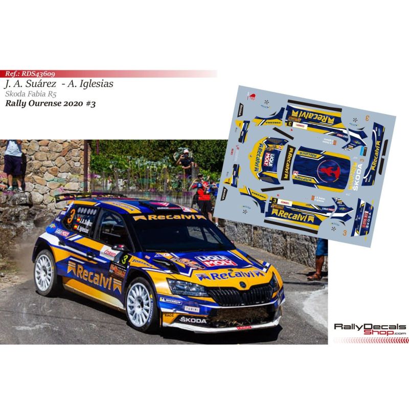 José Antonio Suárez - Skoda Fabia R5 Evo - Rally Ourense 2020