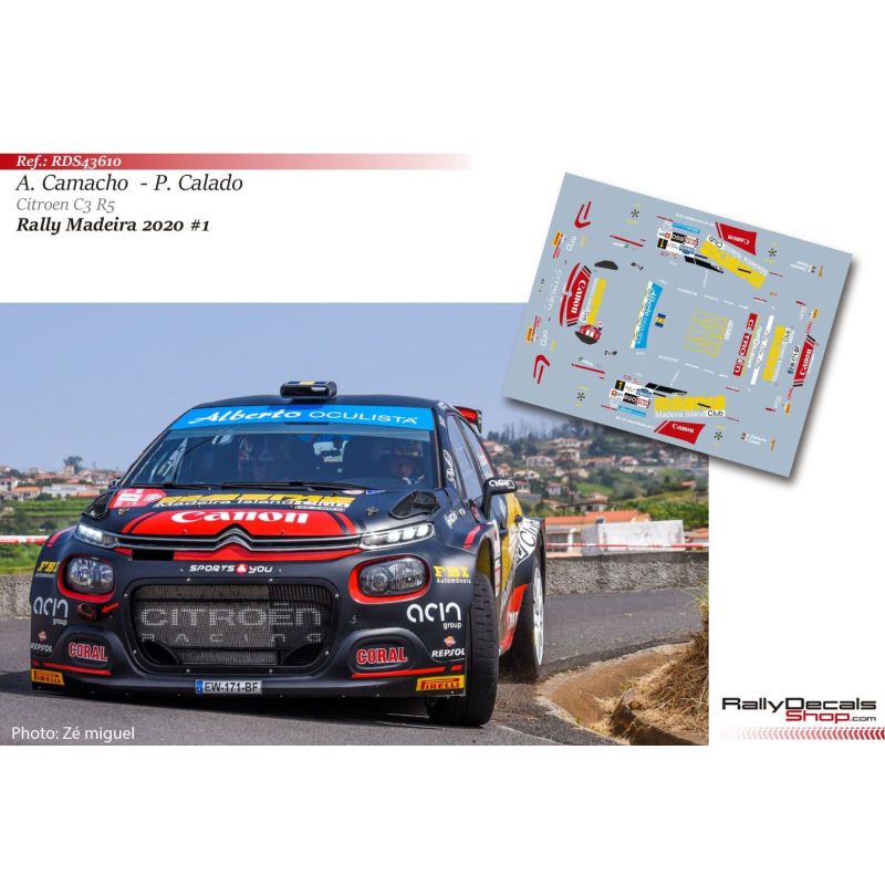 Alexandre Camacho - Citroen C3 R5  Rally Madeira 2020