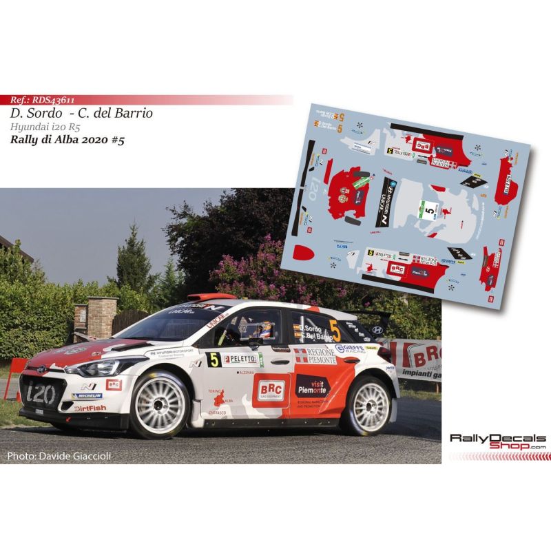 Dani Sordo - Hyundai i20 R5 - Rally di Alba 2020