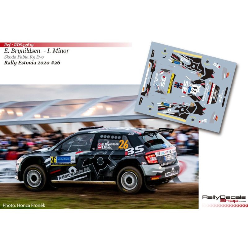 Eyvind Brynildsen - Skoda Fabia R5 Evo - Rally Estonia 2020