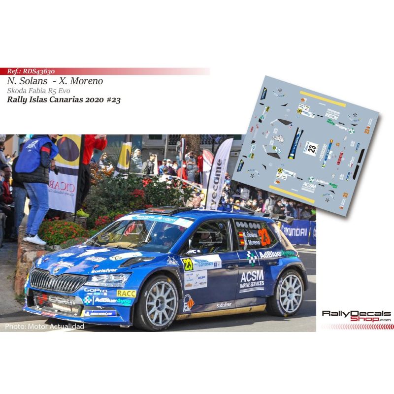 Nil Solans - Skoda Fabia R5 Evo - Rally Islas Canarias 2020