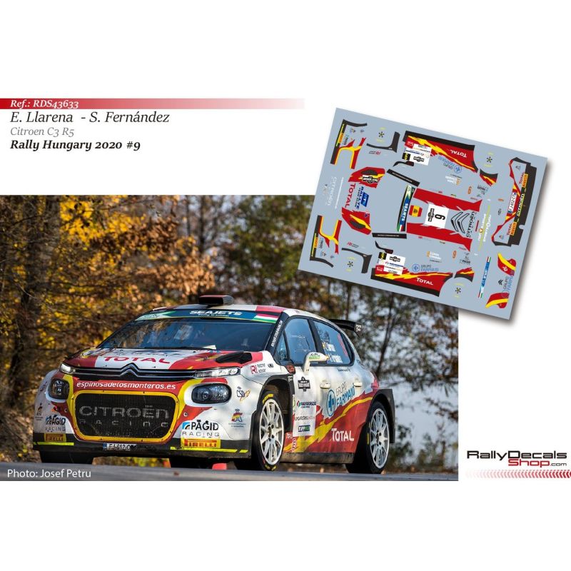 Efren Llarena - Citroen C3 R5 - Rally Hungary 2020