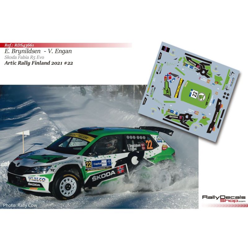 Eyvind Brynildsen - Skoda Fabia Evo Rally2 - Artic Rally Finland 2021