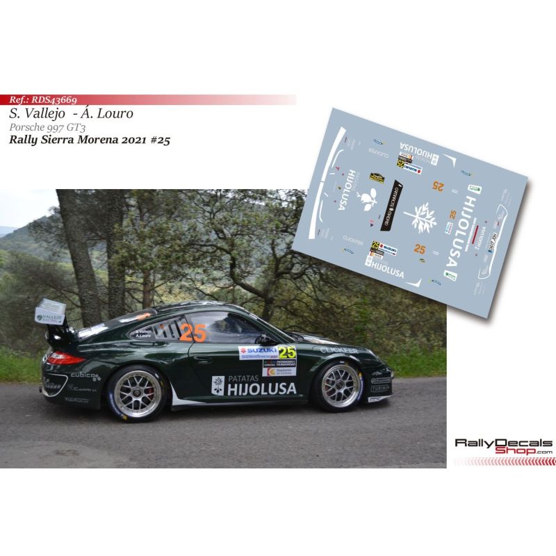 Sergio Vallejo - Porsche 997 GT3 - Rally Sierra Morena 2021