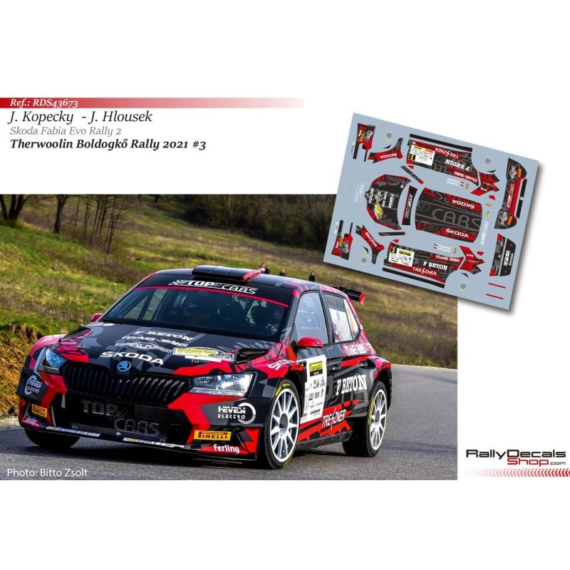 Jan Kopecky - Skoda Fabia Rally 2 Evo - Therwoolin Boldogk_ Rally 2021