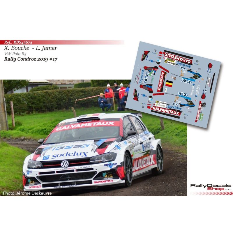 Xavier Bouche - VW Polo R5 - Rally Condroz 2019