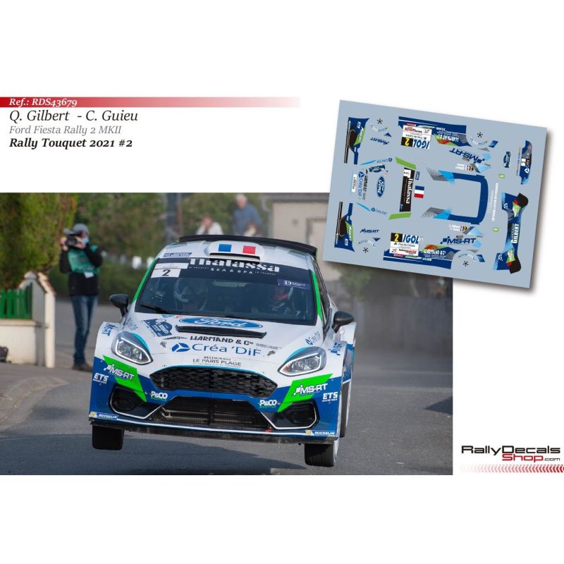Quentin Gilbert - Ford Fiesta Rally 2 MKII - Rally Touquet 2021