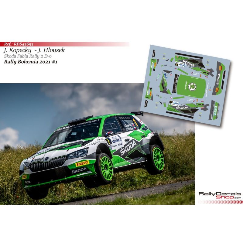 Jan Kopecky - Skoda Fabia Rally 2 Evo - Rally Bohemia 2021