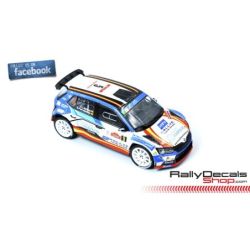 Efren Llarena - Skoda Fabia Rally 2 Evo - Rally di Roma Capitale 2021