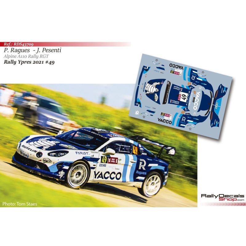 Pierre Ragues - Alpine A110 Rally RGT - Rally Ypres 2021