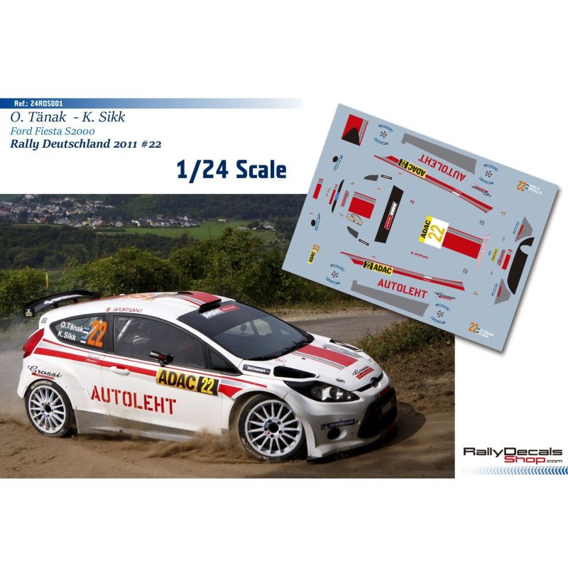 Ott Tanak - Ford Fiesta S2000 - Rally Deutschland 2011