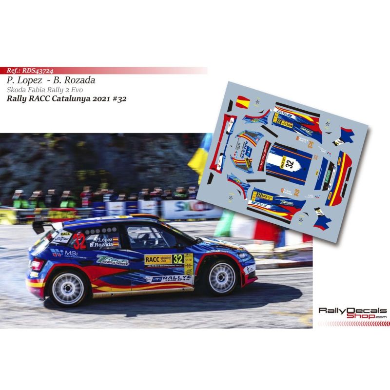 Pepe Lopez - Skoda Fabia Rally 2 Evo - Rally RACC Catalunya 2021
