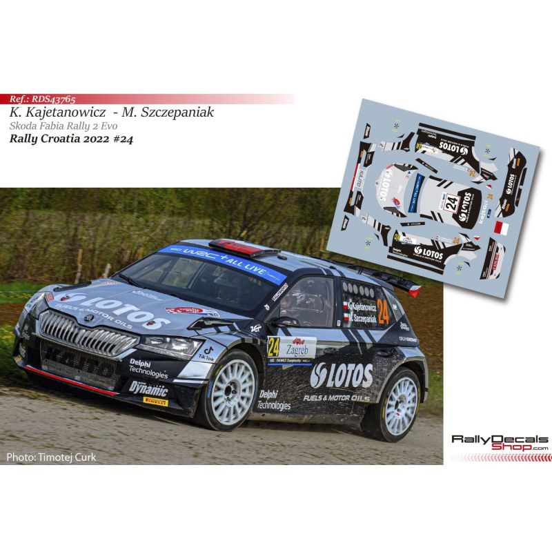 Kajetan Kajetanowicz - Skoda Fabia Rally 2 Evo - Rally Croatia 2022
