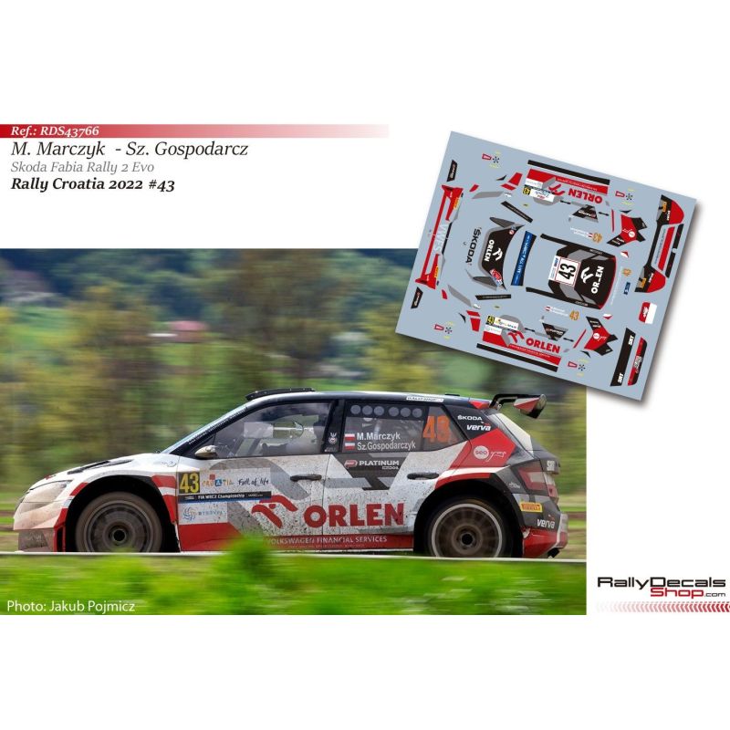 Miko Marczyk - Skoda Fabia Rally 2 Evo - Rally Croatia 2022