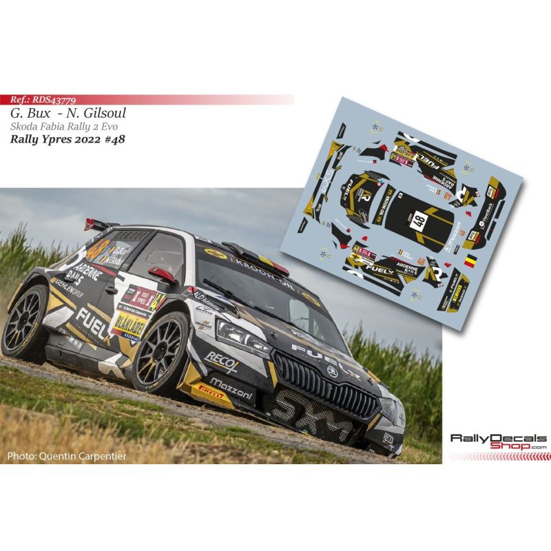 Gino Bux - Skoda Fabia Rally 2 Evo - Rally Ypres 2022