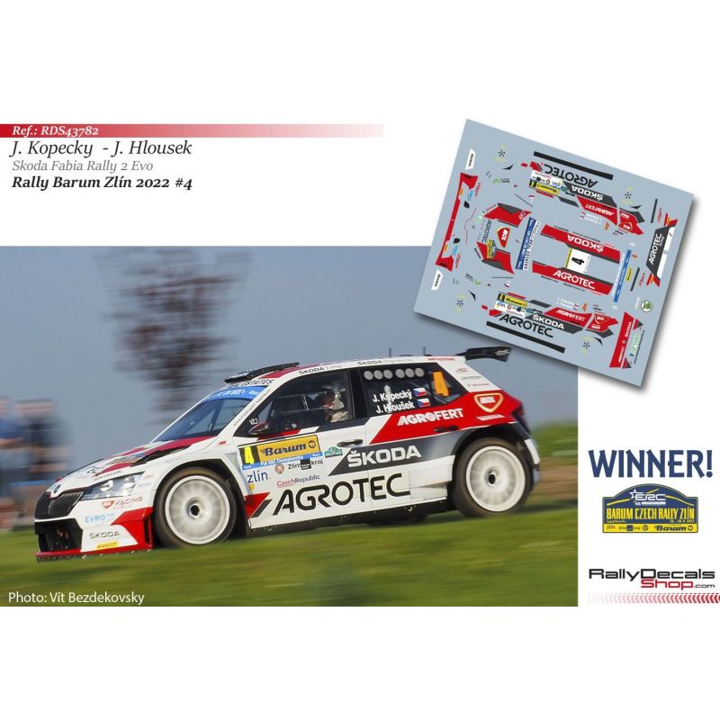 Jan Kopecky - Skoda Fabia Rally 2 Evo - Rally Barum 2022