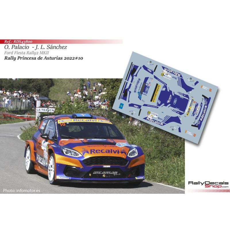 Oscar Palacio - Ford Fiesta Rally2 MKII - Rally Princesa de Asturias 2022