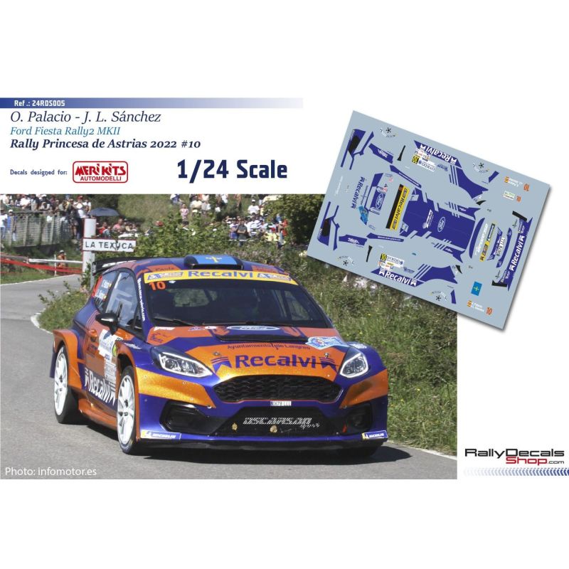 Oscar Palacio - Ford Fiesta Rally2 MKII - Rally Princesa de Asturias 2022