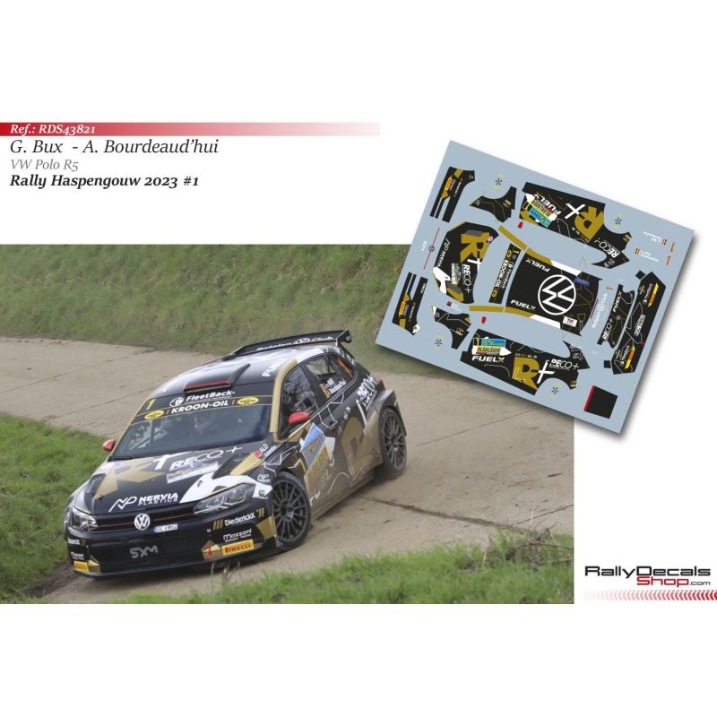 Gino Bux - VW Polo R5 - Rally Haspengouw 2023