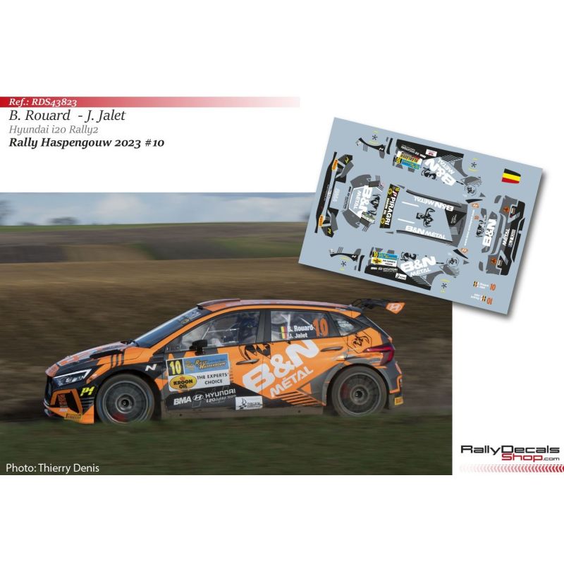 Bastien Rouard - Hyundai i20 Rally2 - Rally Haspengouw 2023
