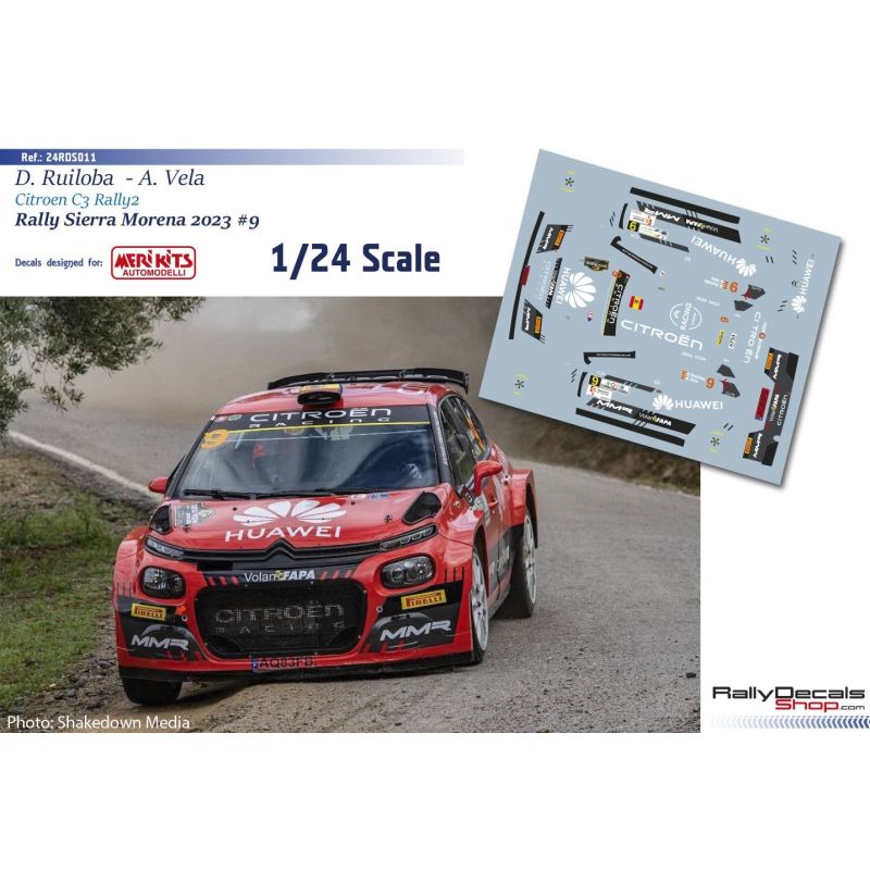 Diego Ruiloba - Citroen C3 Rally2 - Rally Sierra Morena 2023