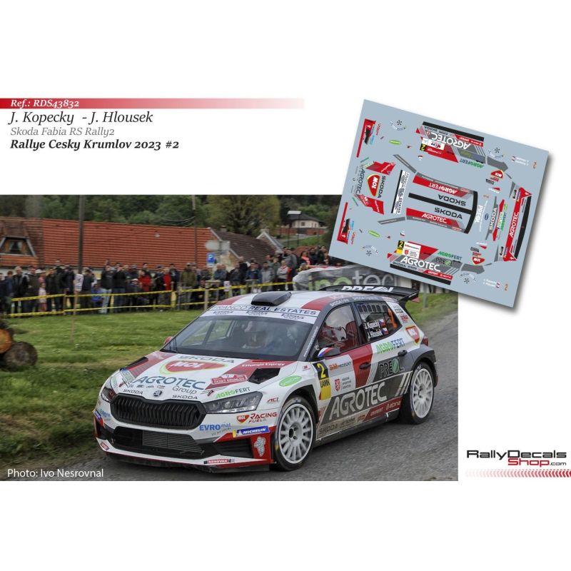 Jan Kopecky - Skoda Fabia RS Rally2 - Rally Cesky Krumlov 2023