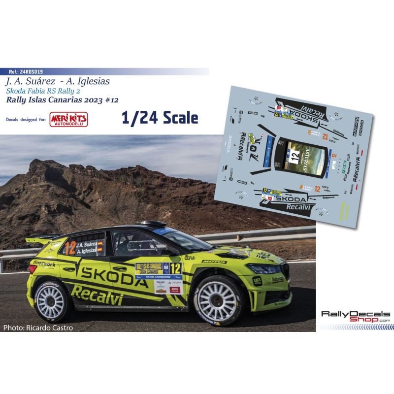José Antonio Suárez - Skoda Fabia RS Rally2 - Rally Islas Canarias 2023
