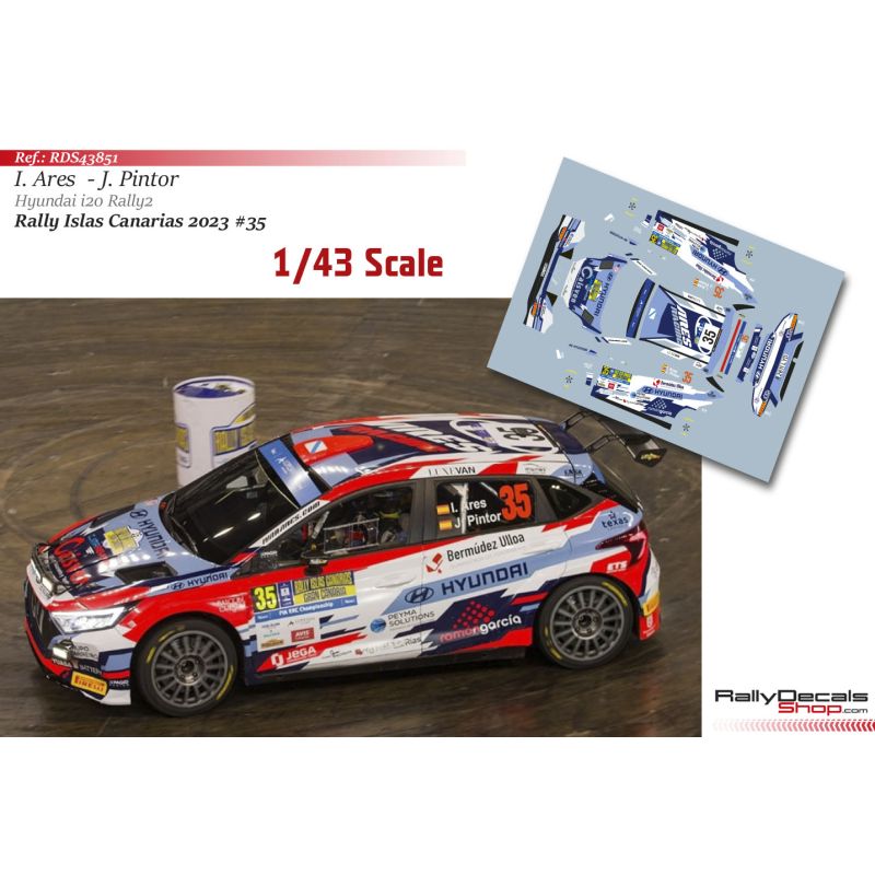 Ivan Ares - Hyundai i20 Rally 2 - Rally Islas Canarias 2023
