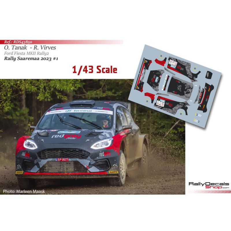 Ott Tanak - Ford Fiesta MKII Rally 2 - Rally Saaremaa 2023