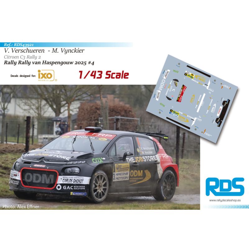 Vincent Verschueren - Citroen C3 Rally 2 - Rally van Haspengouw 2025