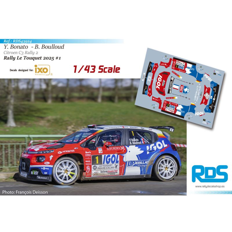 Yoann Bonato - Citroen C3 Rally 2 - Rally Le Touquet 2025