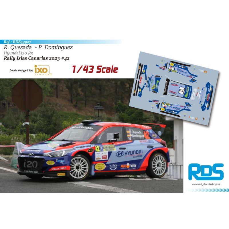 Raúl Quesada - Hyundai i20 R5 - Rally Islas Canarias 2023