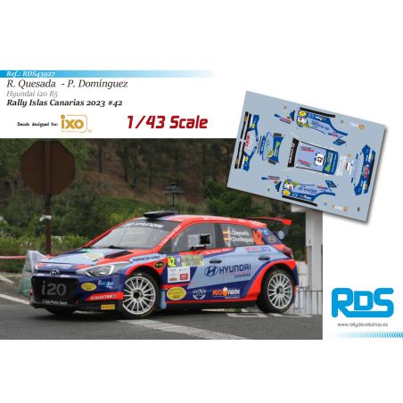 Raúl Quesada - Hyundai i20 R5 - Rally Islas Canarias 2023