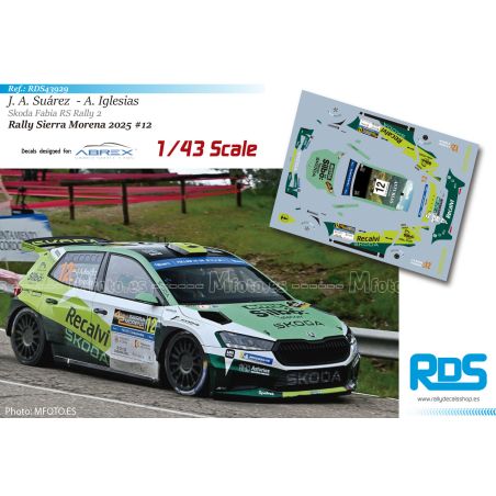 José Antonio Suárez - Skoda Fabia RS Rally 2 - Rally Sierra Morena 2025