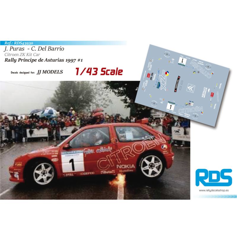 Jesús Puras - Citroen ZX Kit Car - Rally Príncipe de Asturias 1997