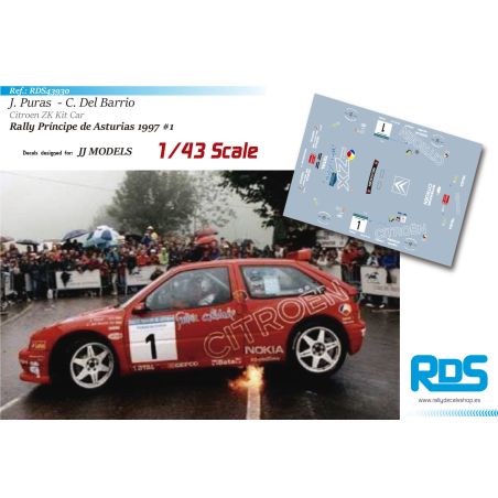 Jesús Puras - Citroen ZX Kit Car - Rally Príncipe de Asturias 1997