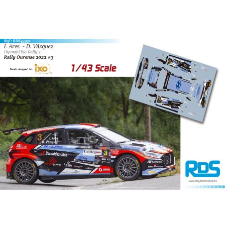 Iván Ares - Hyundai i20 Rally 2 - Rally Ourense 2022
