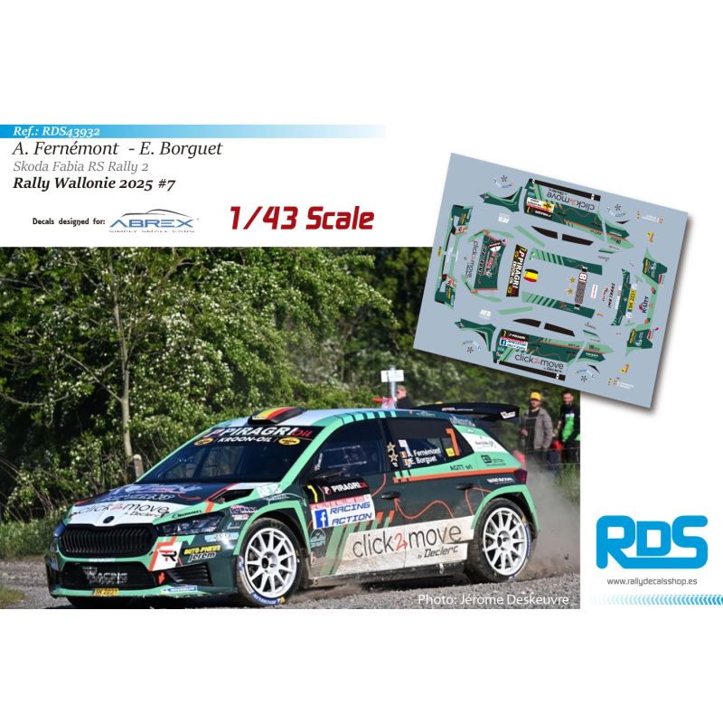Adrian Fernémont - Skoda Fabia RS Rally2 - Rally Wallonie 2025