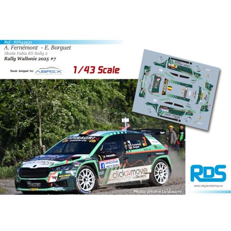 Adrian Fernémont - Skoda Fabia RS Rally2 - Rally Wallonie 2025