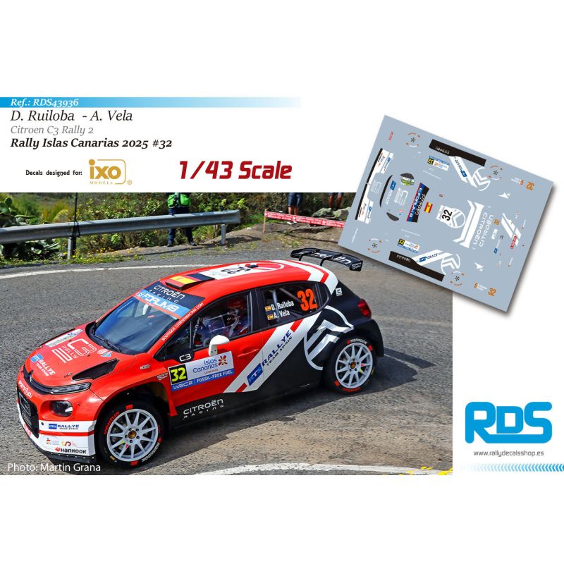 Diego Ruiloba - Citroen C3 Rally2 - Rally Islas Canarias 2025