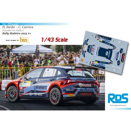 Dani Sordo - Hyundai i20 Rally2 - Rally Madeira 2025