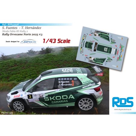 Sergio Fuentes - Skoda Fabia RS Rally2 - Rally Orvecame Norte 2025