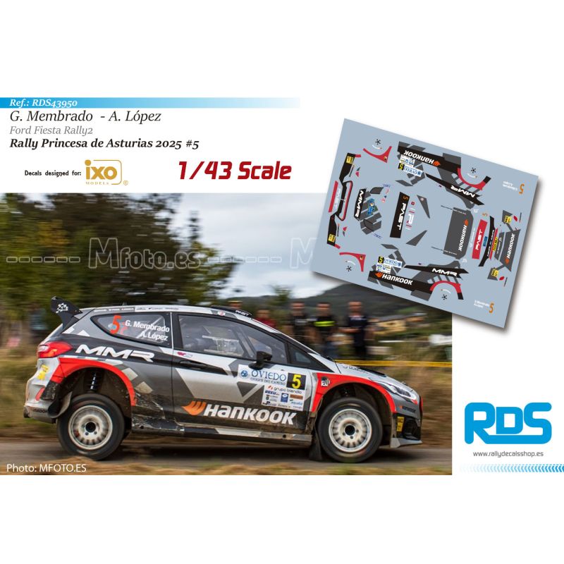 Gil Membrado - Ford Fiesta Rally2 - Rally Princesa de Asturias 2025