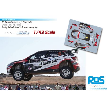 Raúl Hernández - Skoda Fabia RS Rally2 - Rally Los Volcanes 2025