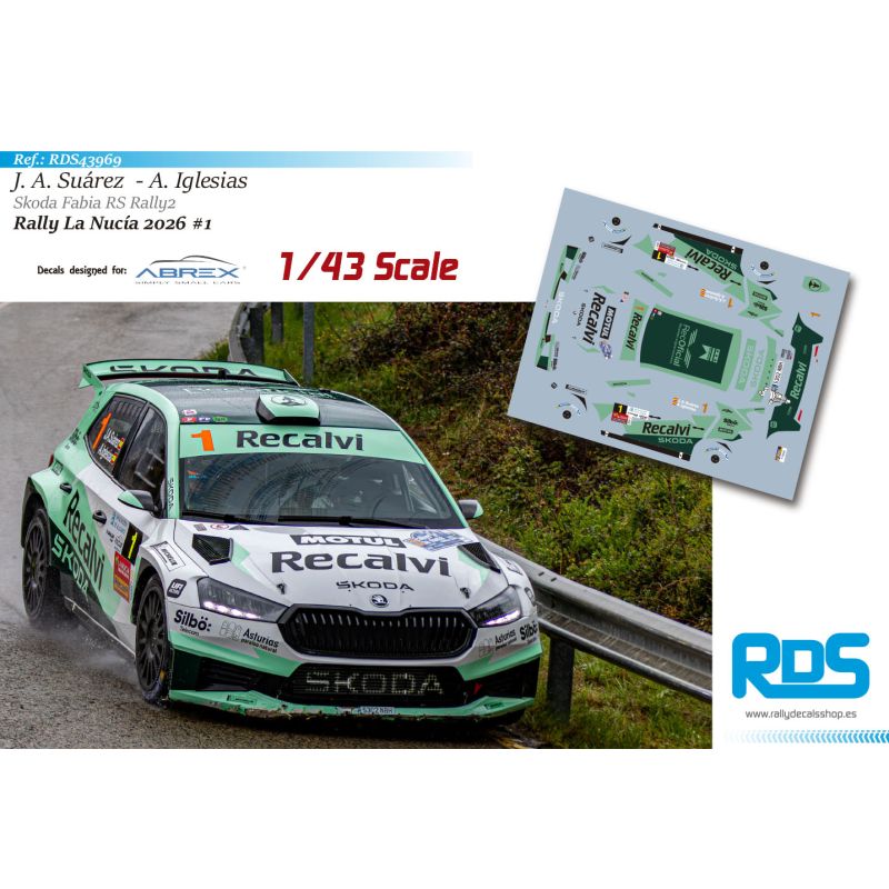 José Antonio Suárez - Skoda Fabia RS Rally2 - Rally La Nucía 2026